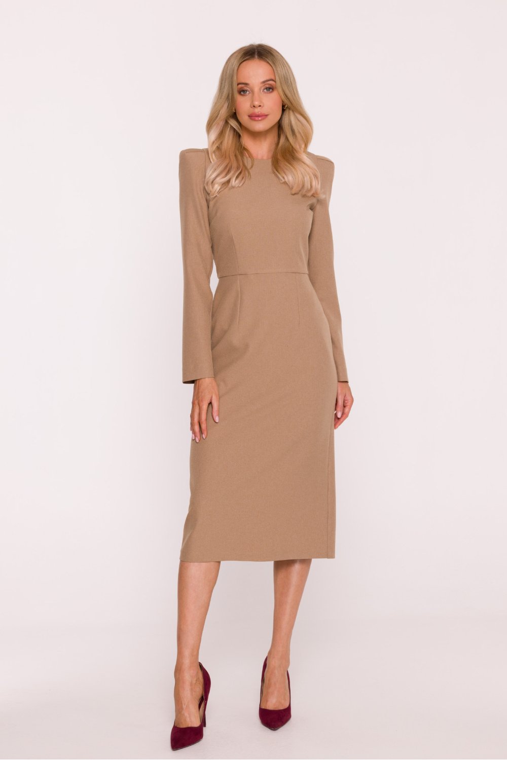 Image of Robe de jour beige