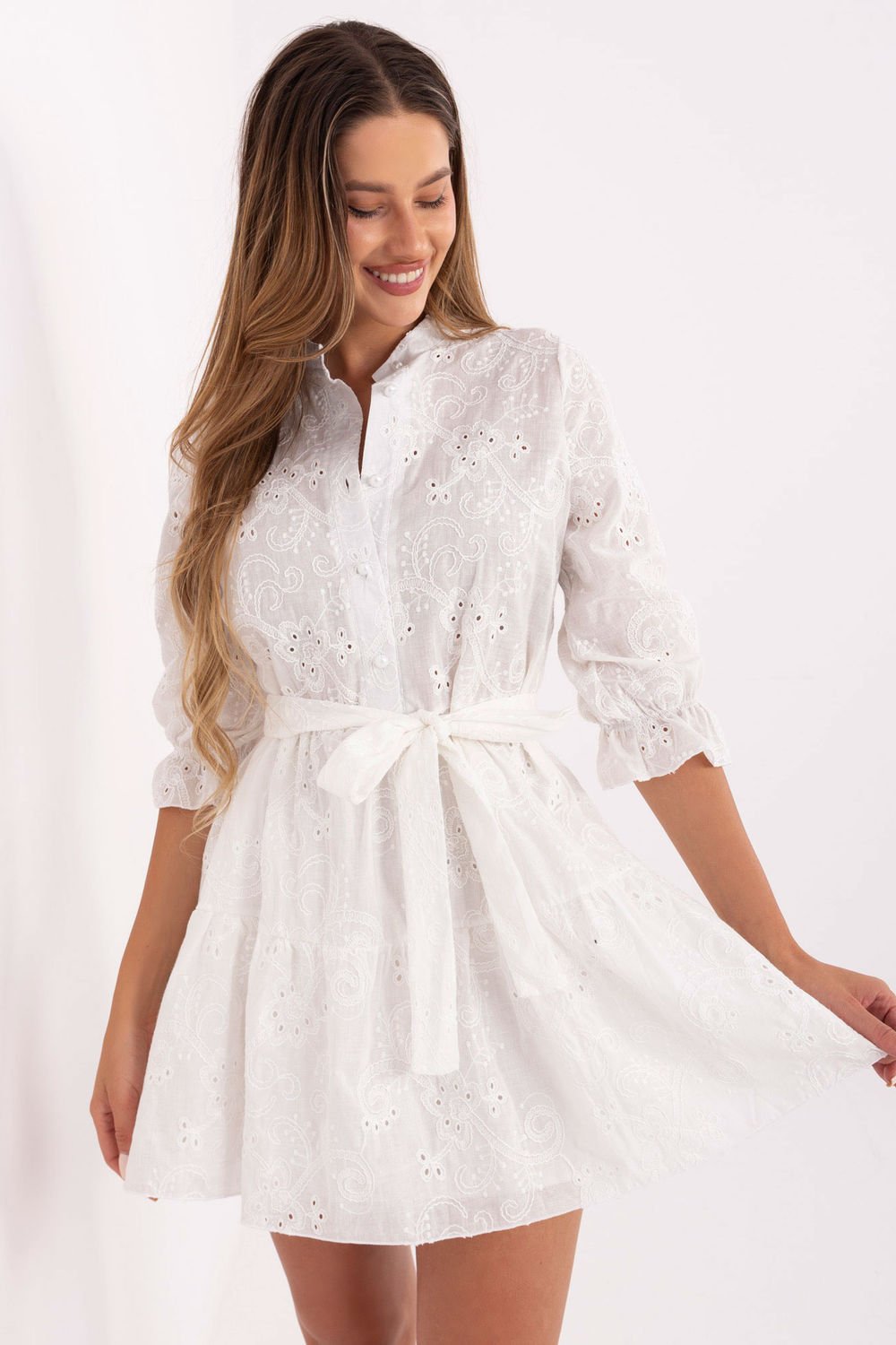 Image of Robe de jour blanche