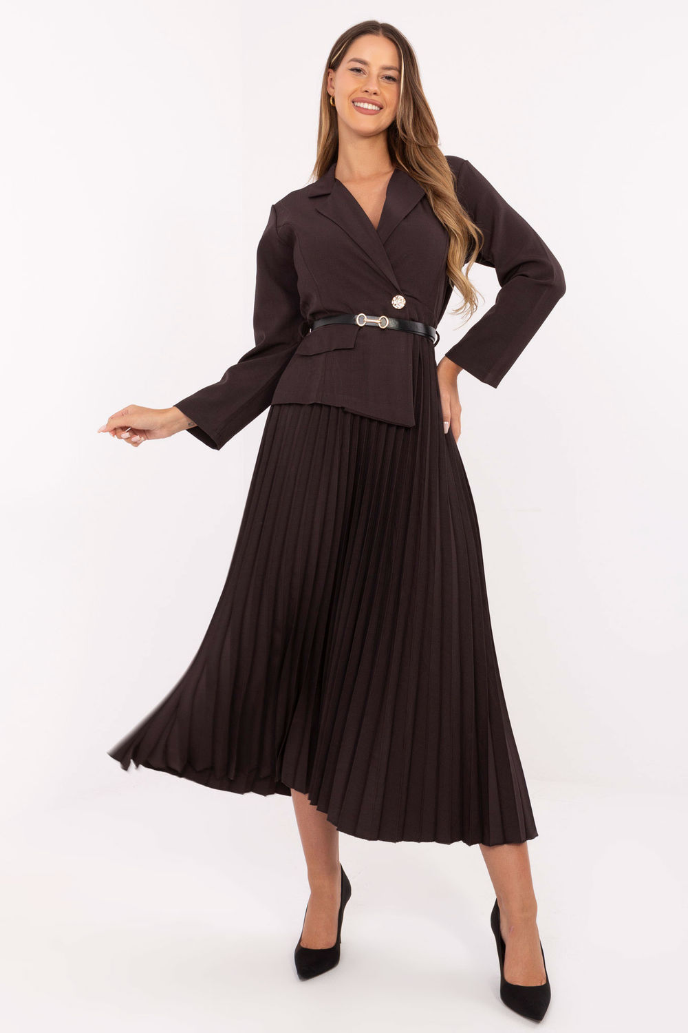 Image of Robe de jour brune