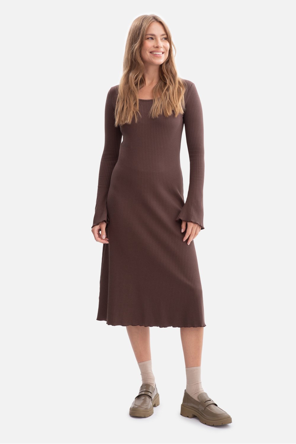 Image of Robe de jour brune