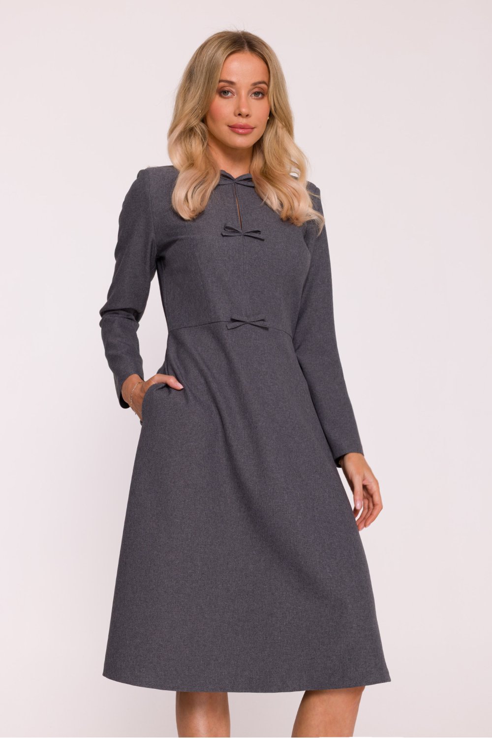 Image of Robe de jour grise