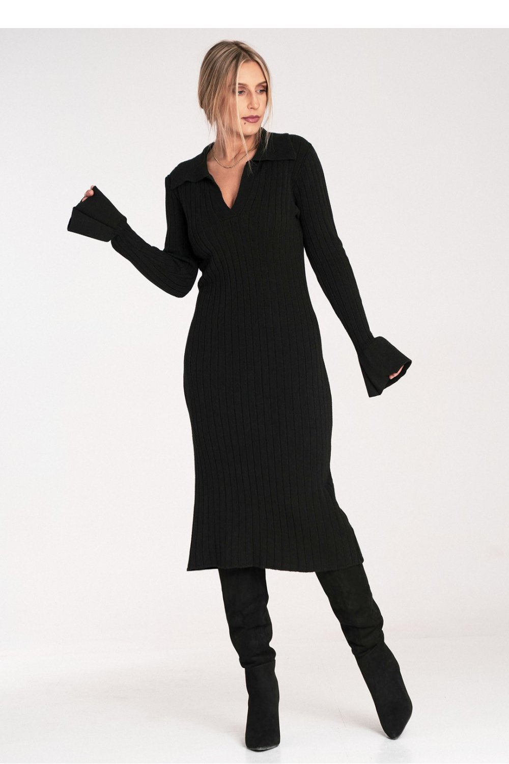 Image of Robe de jour noire