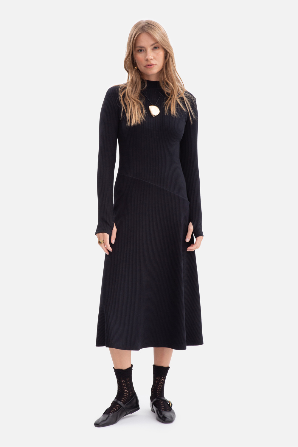 Image of Robe de jour noire