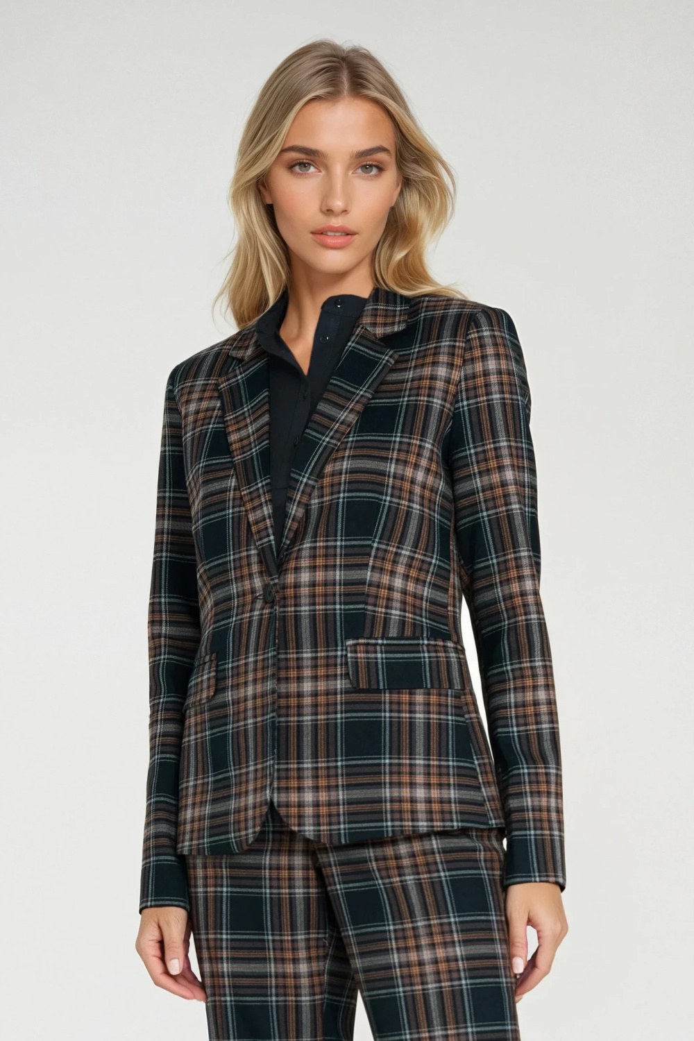 Image of Blazer femme bleu marine
