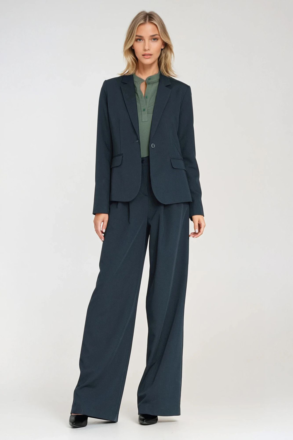 Product image of Blazer femme bleu marine