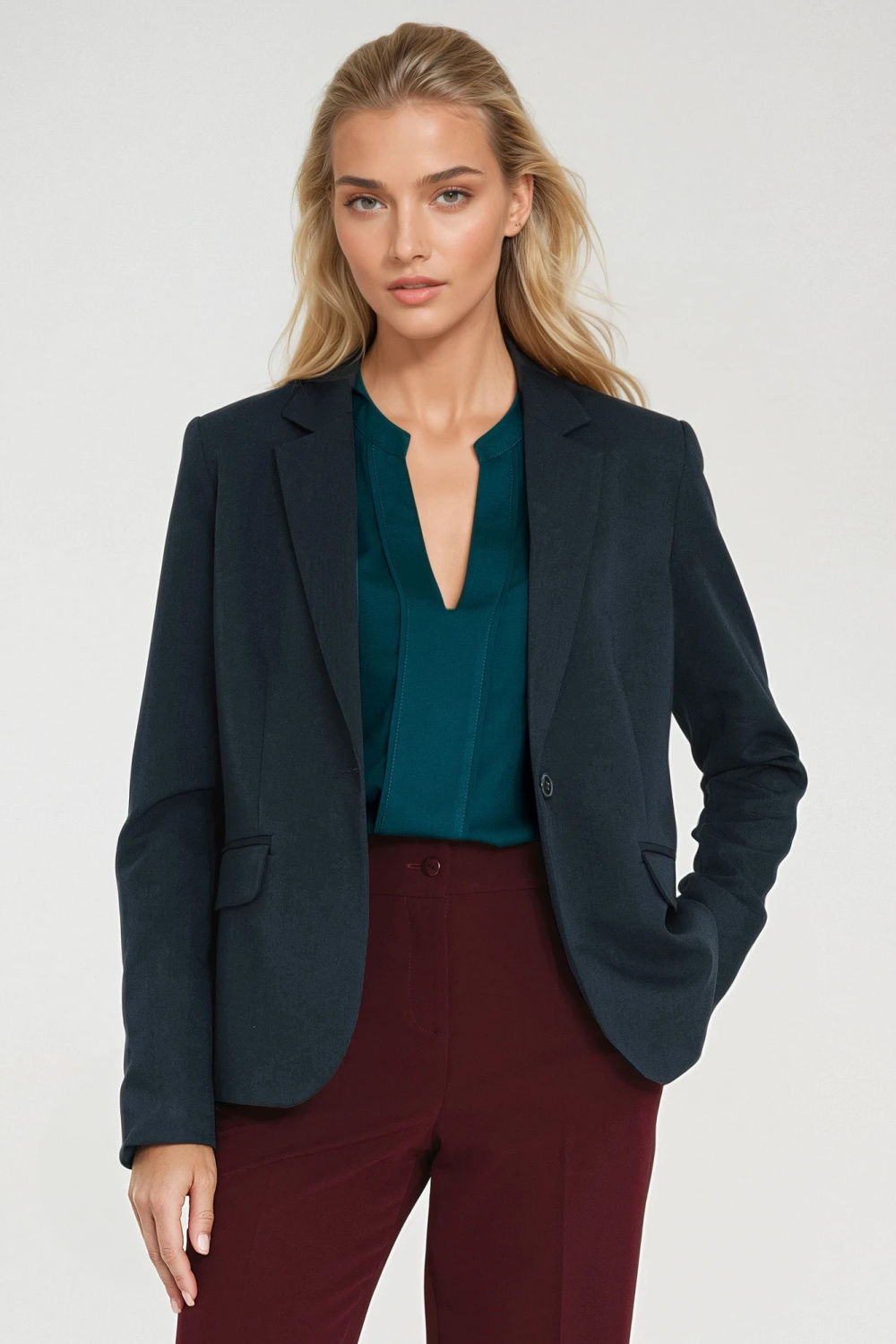 Product image of Blazer femme bleu marine