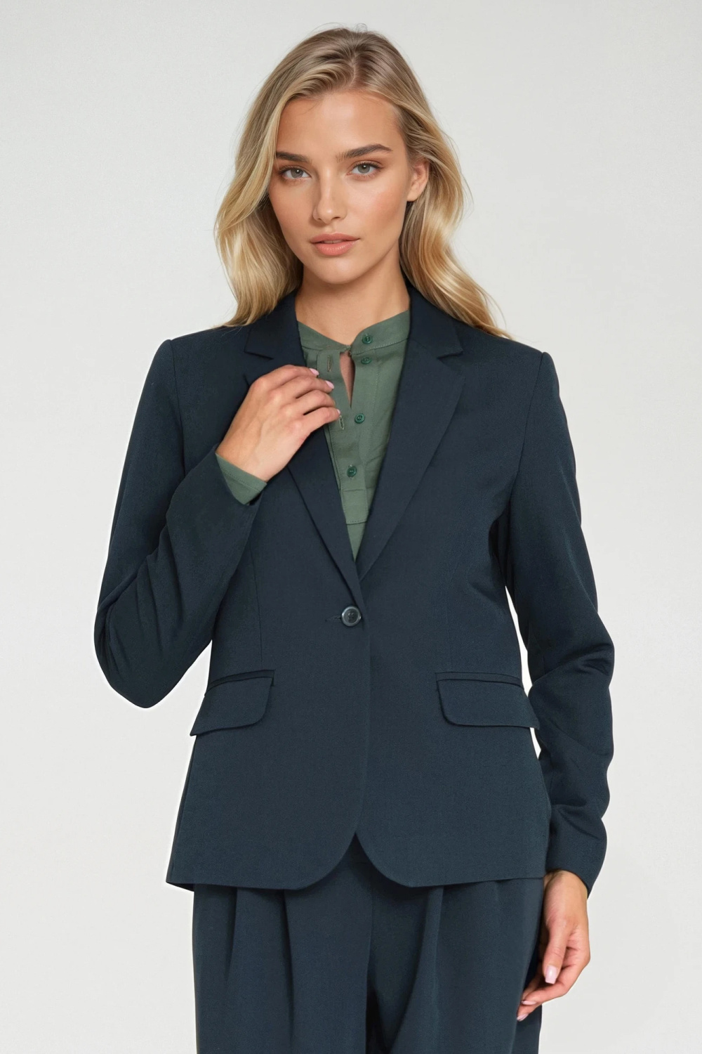 Image of Blazer femme bleu marine