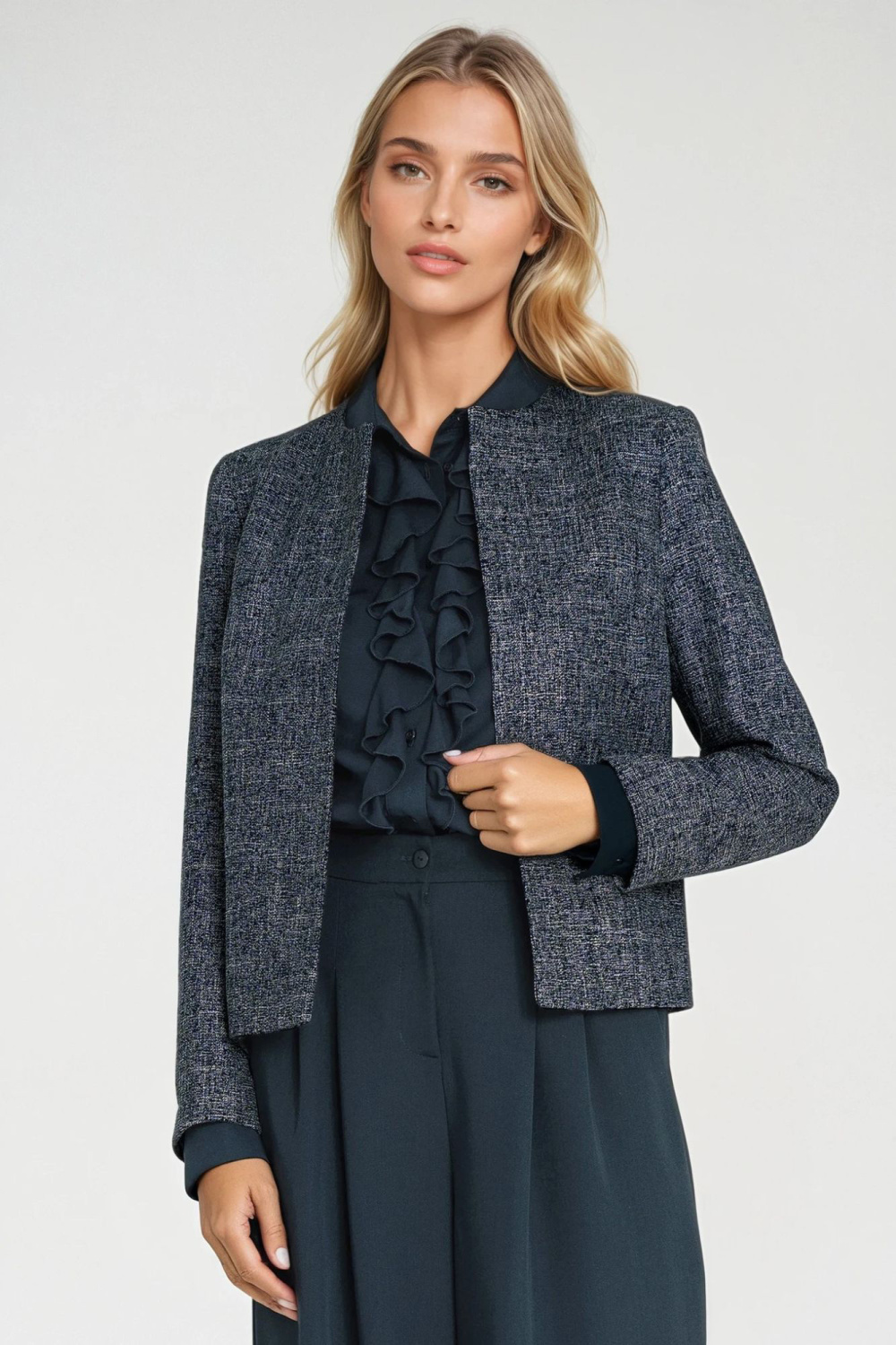 Image of Blazer femme bleu marine
