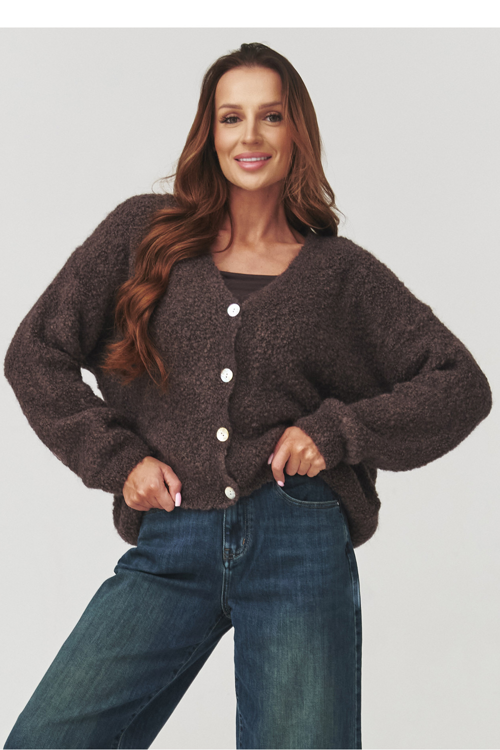 Image of Cardigan brun