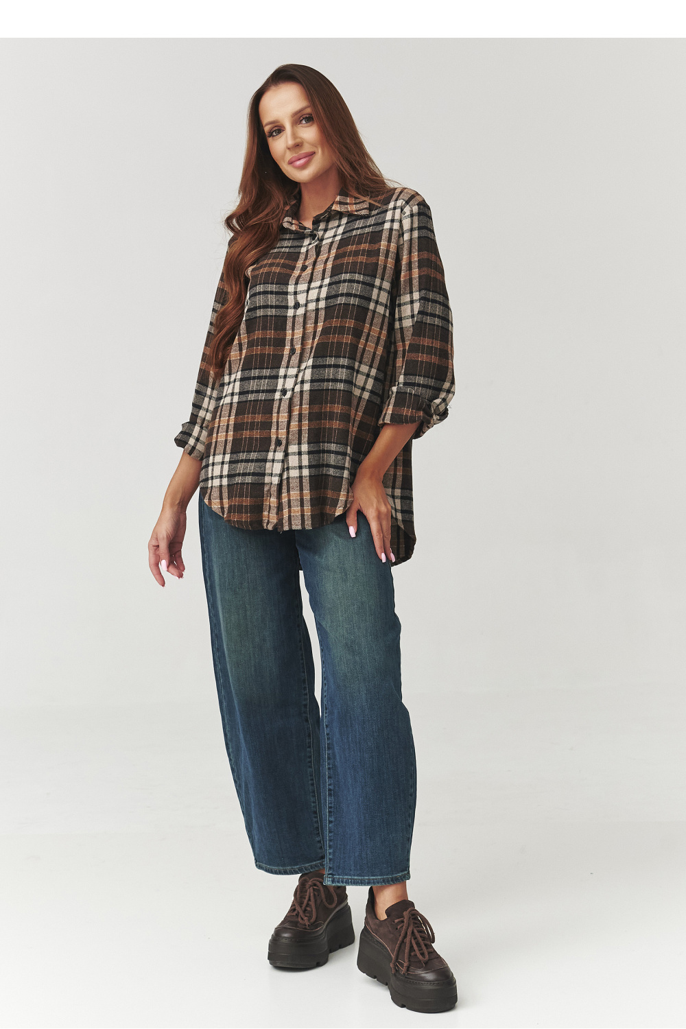 Image of Chemise manche longue multicouleur