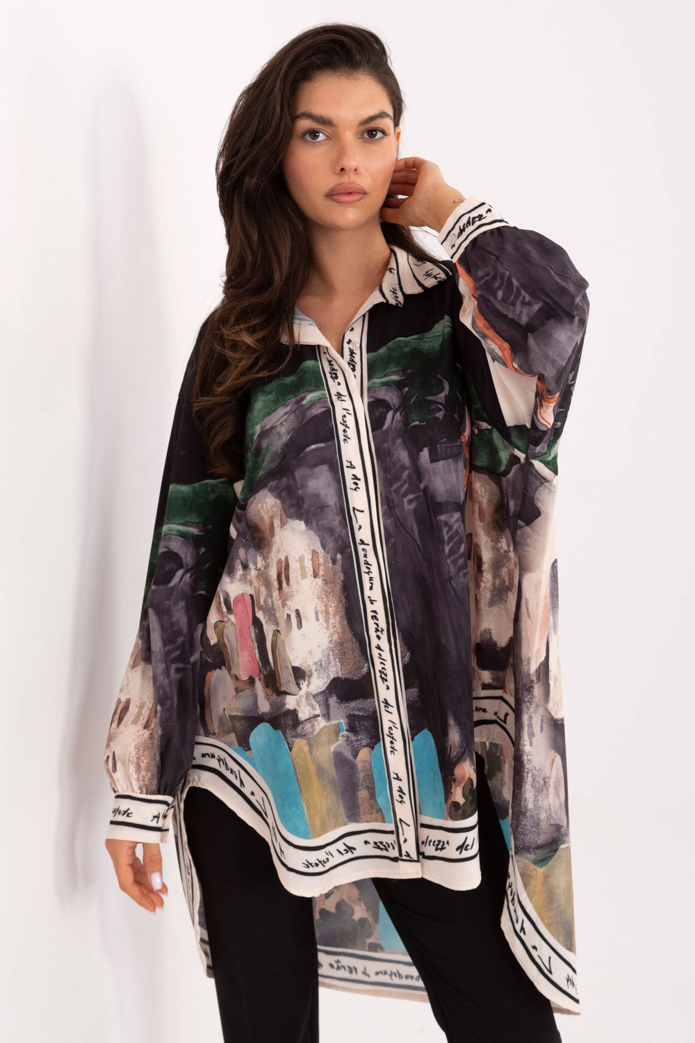 Image of Chemise manche longue noire