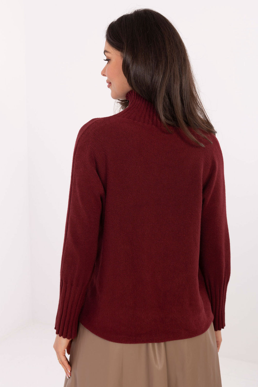 Product image of Col roulé rouge