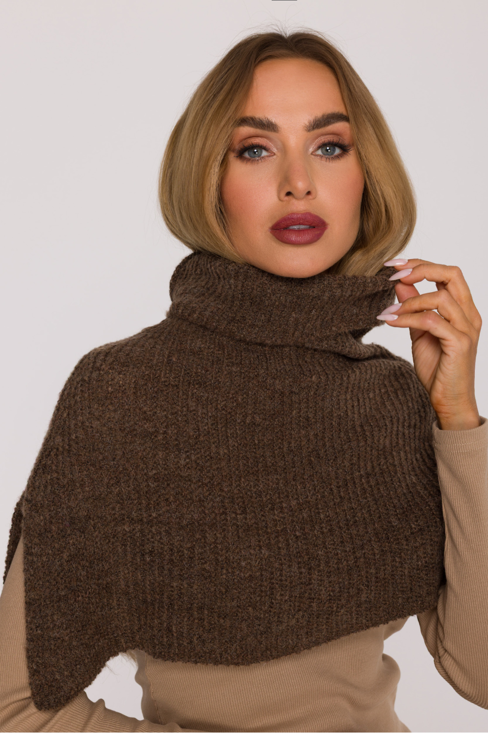 Image of Echarpe infinie brune