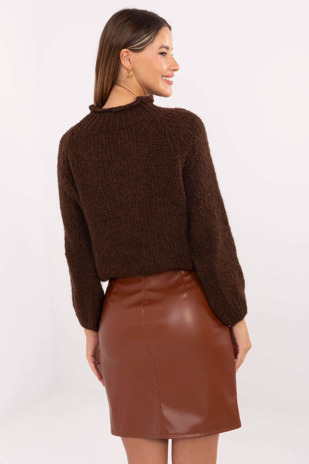 Product image of Jupe courte brun