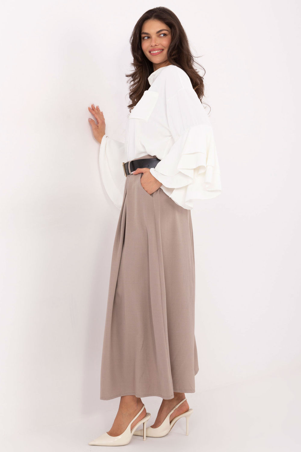 Product image of Jupe longue beige