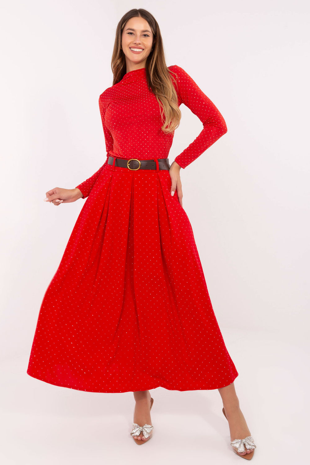 Image of Jupe longue rouge