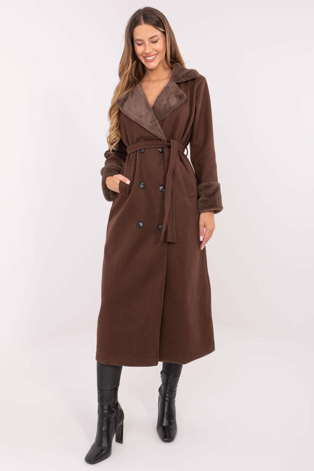 Image of Manteau brun