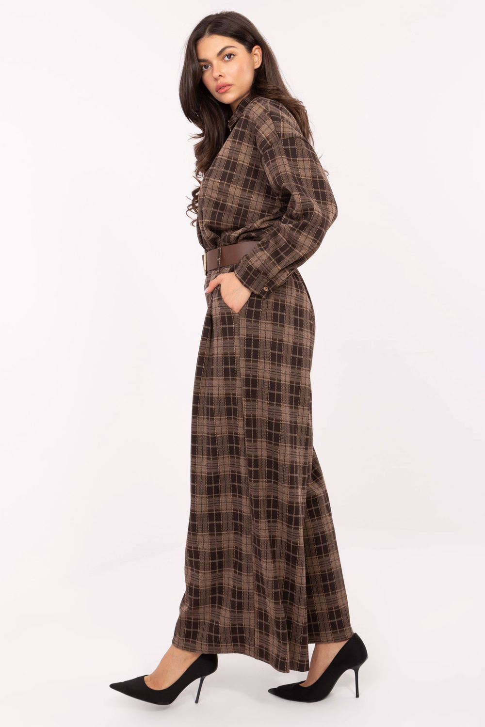 Product image of Pantalon femme brun