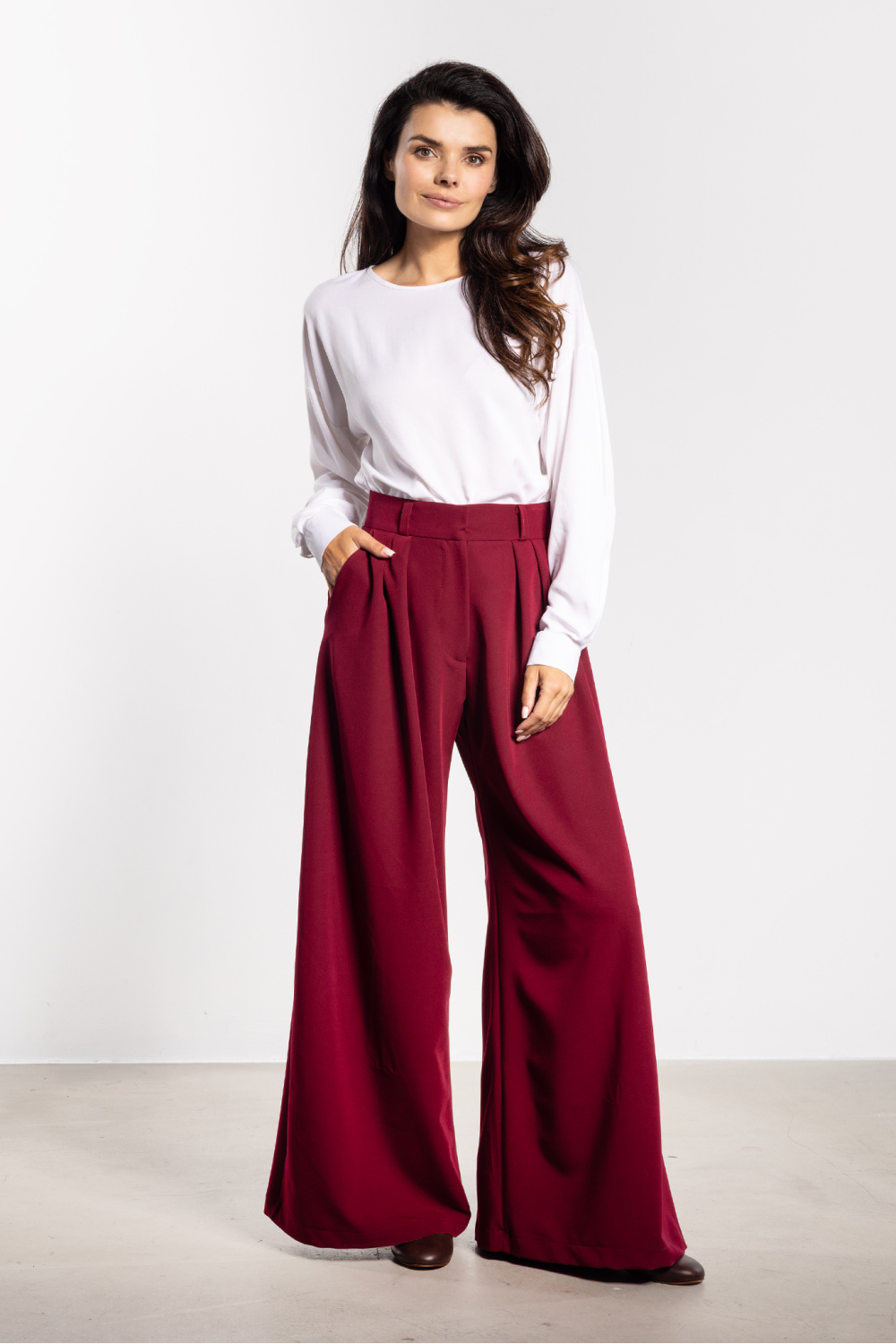 Image of Pantalon femme rouge