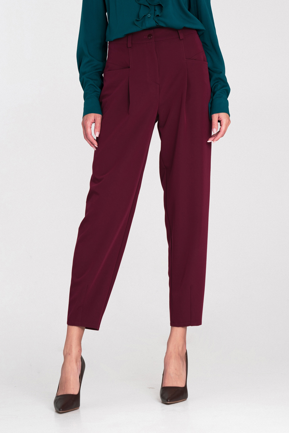 Image of Pantalon femme rouge