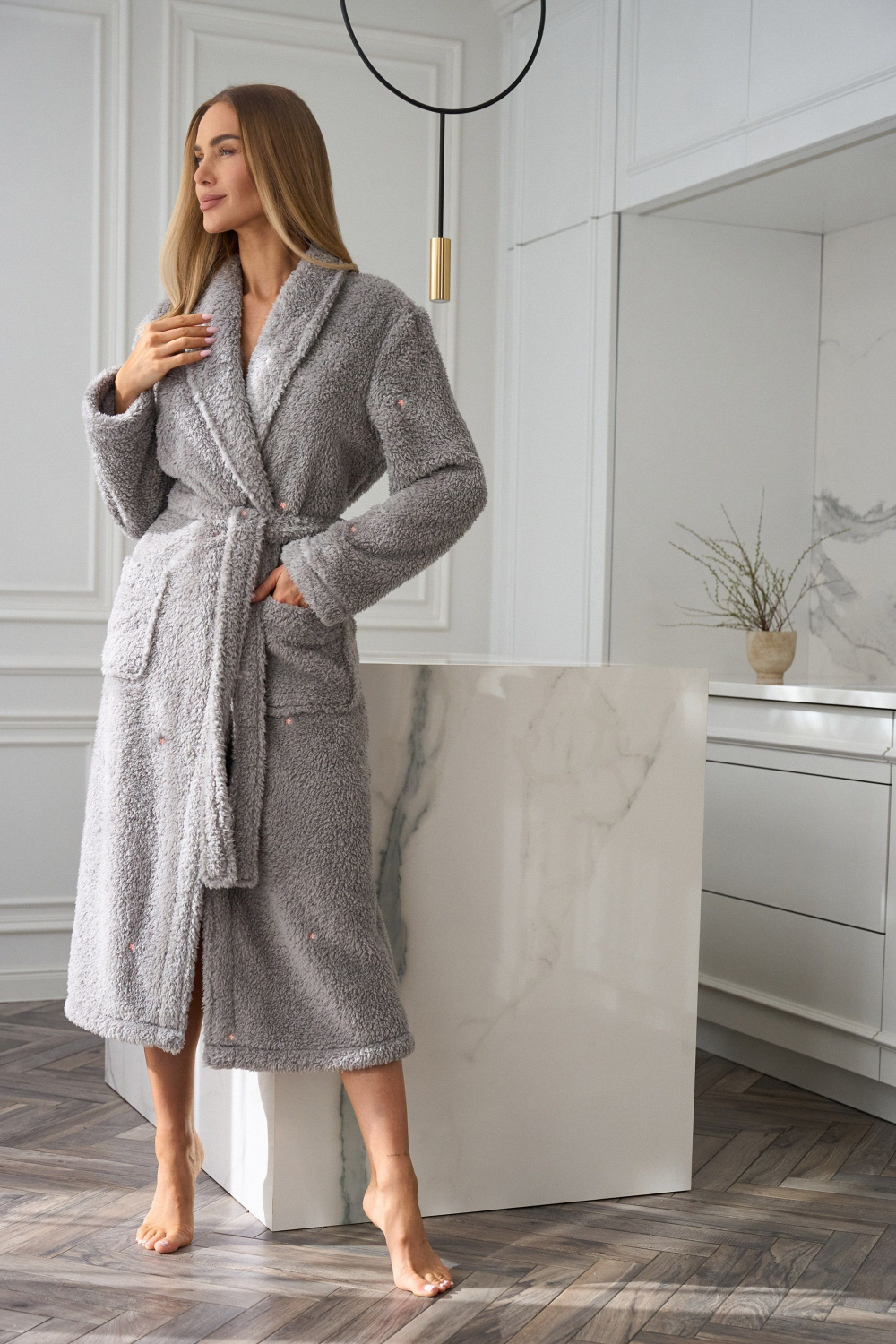 Image of Peignoir gris