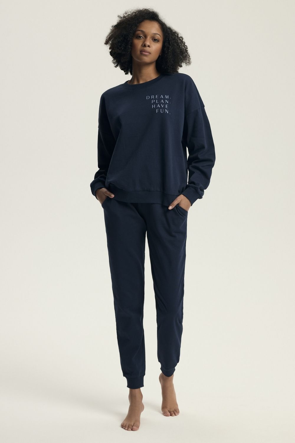 Image of Pyjama bleu marine