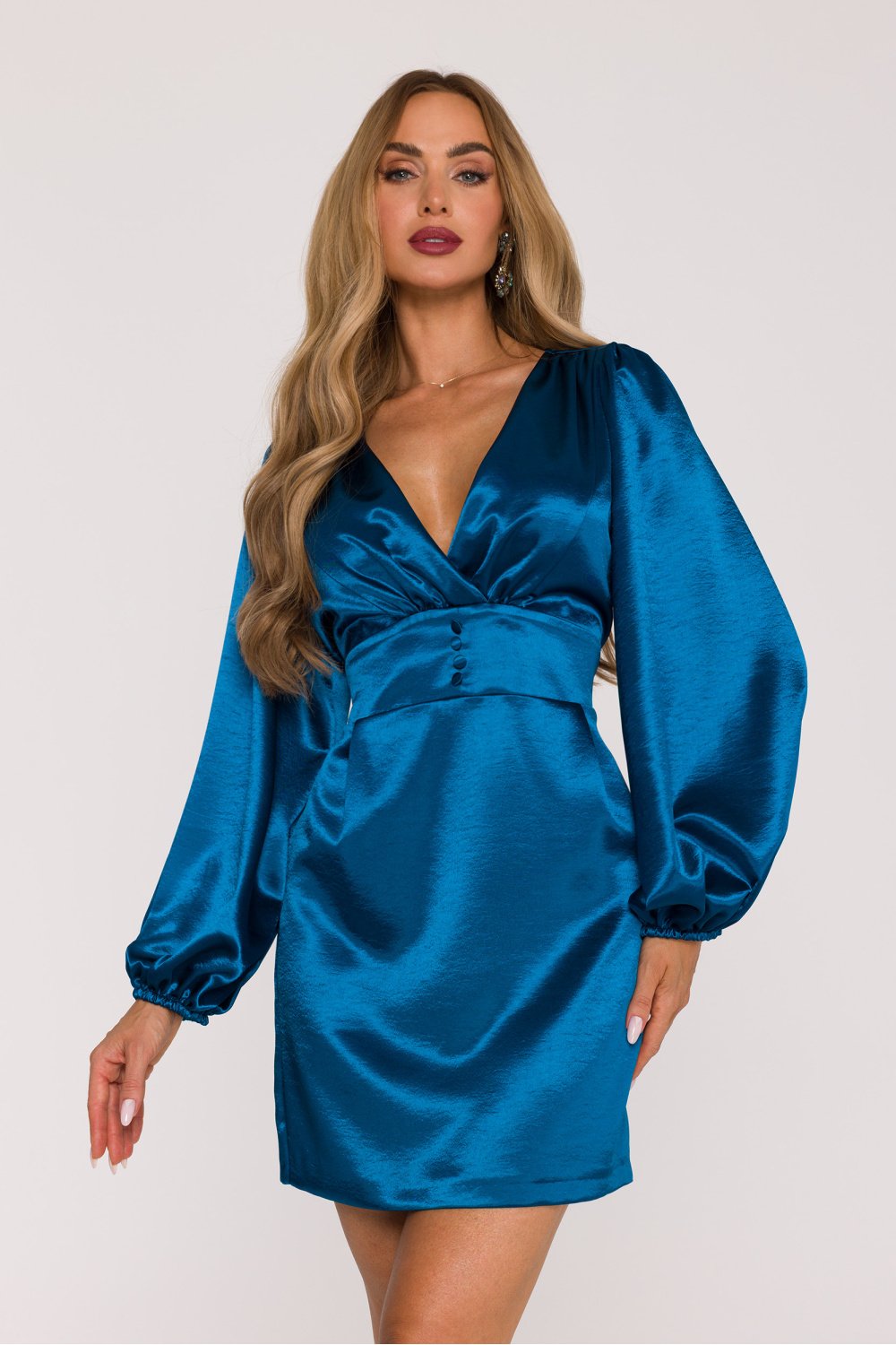 Image of Robe courte bleu