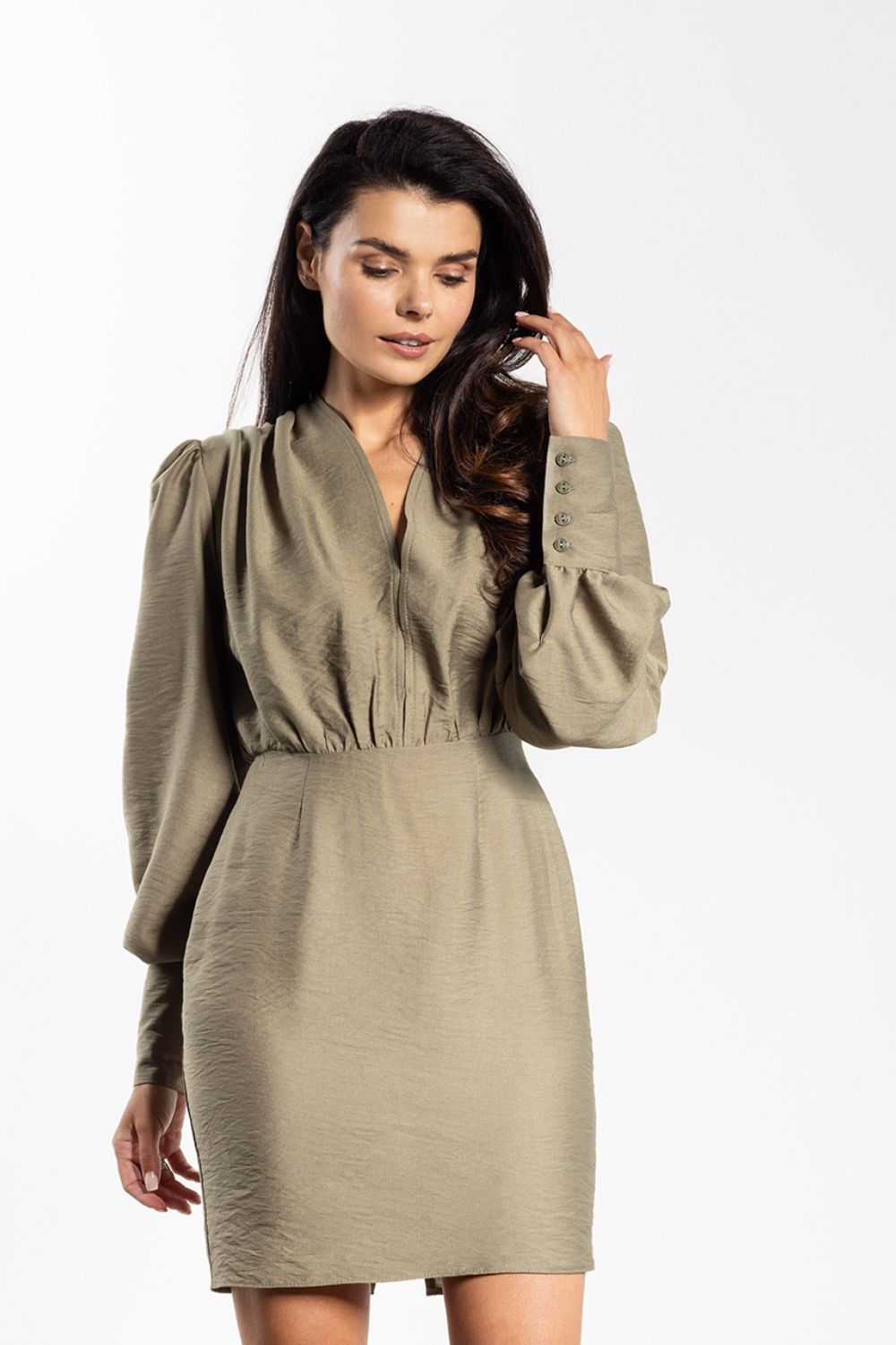 Image of Robe de cocktail verte
