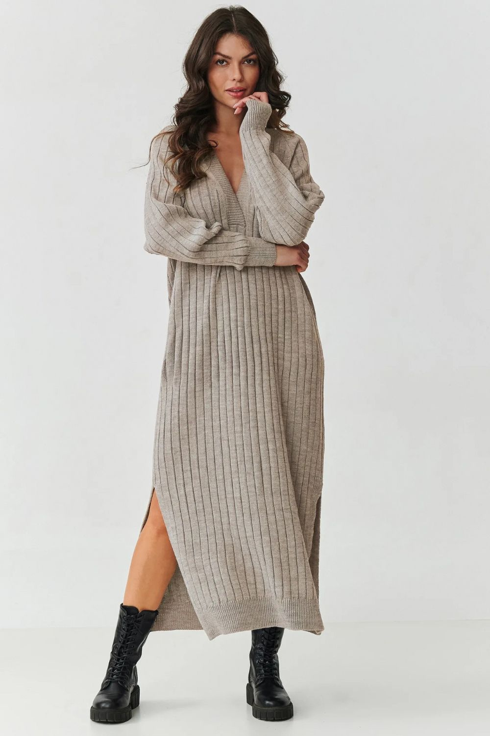 Image of Robe de jour beige