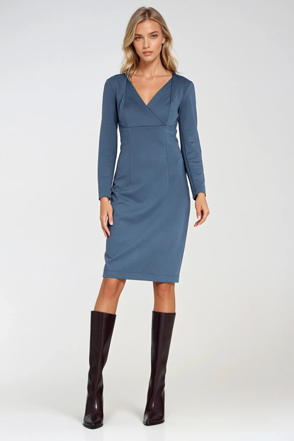 Image of Robe de jour bleue