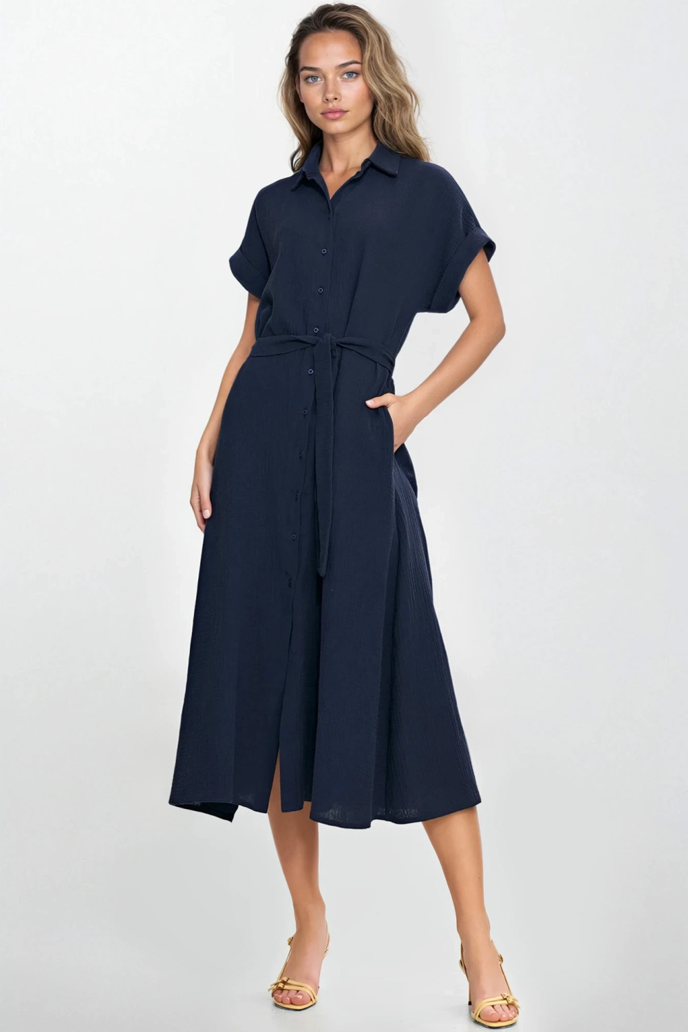 Product image of Robe de jour bleue marine