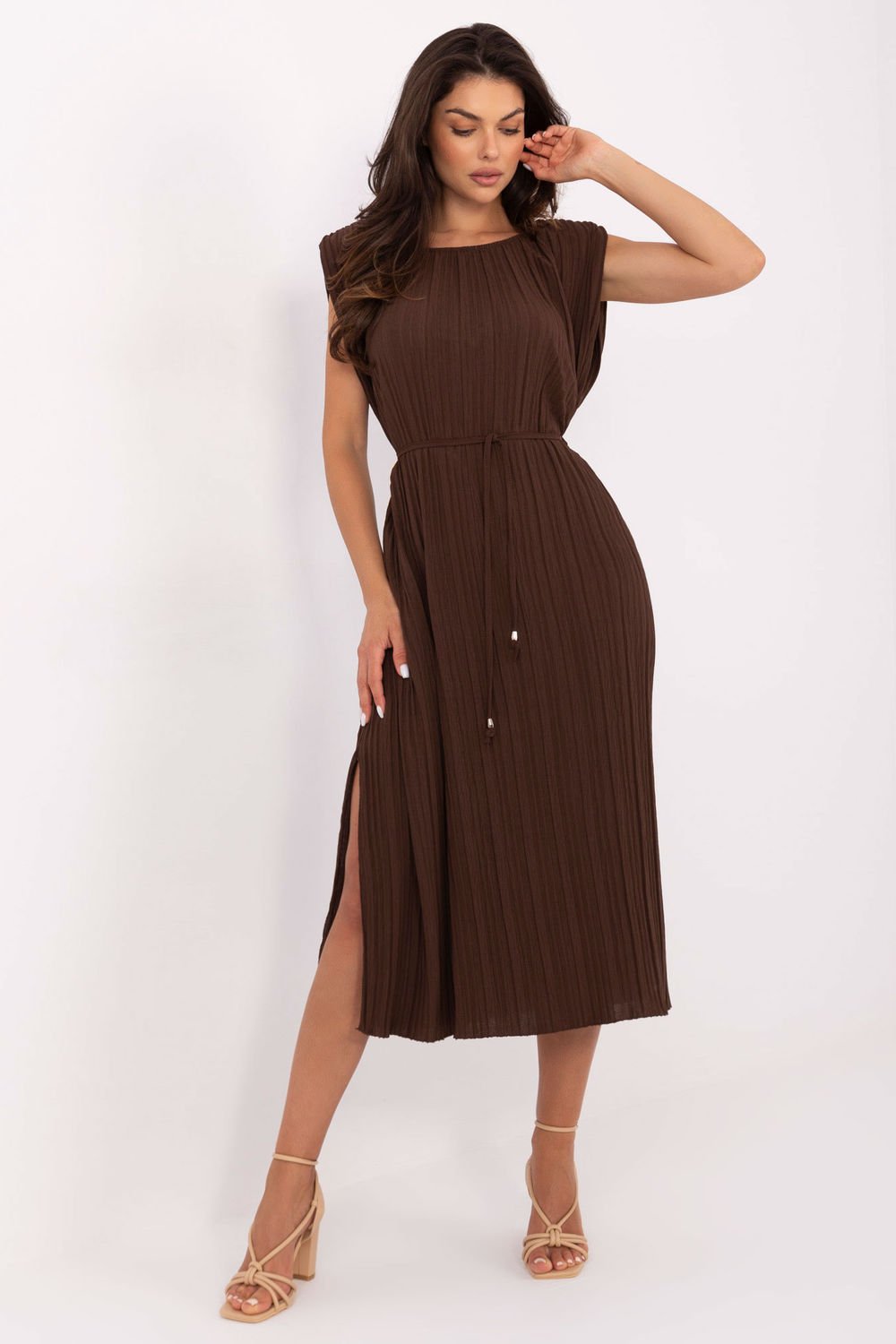 Image of Robe de jour brune
