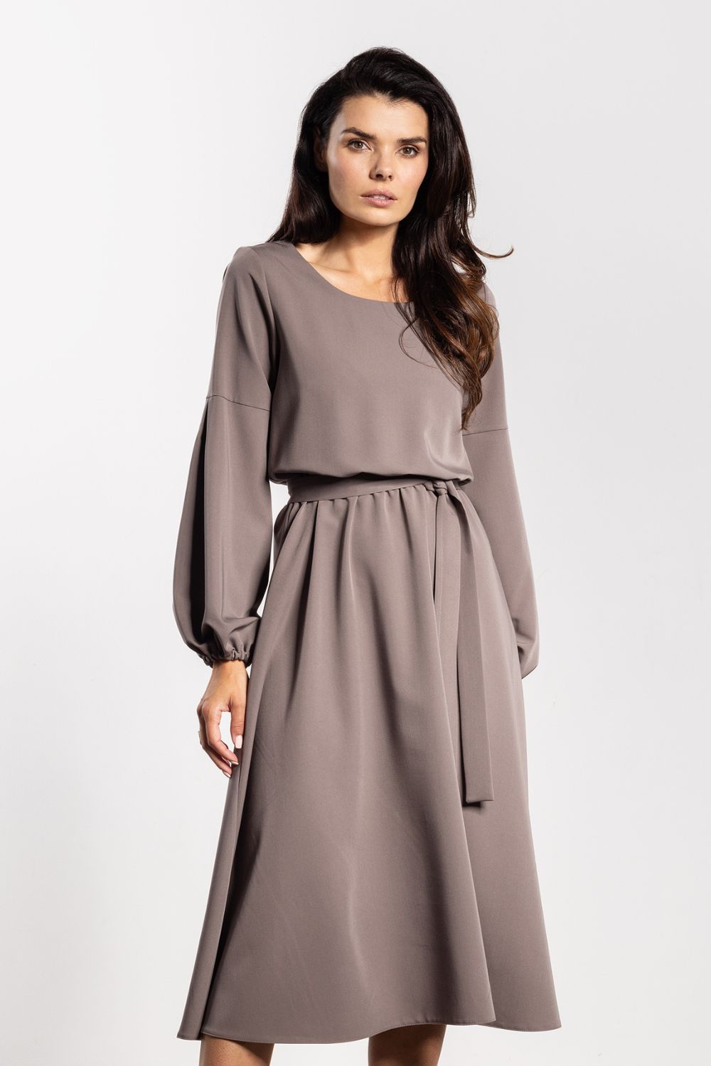 Image of Robe de jour brune