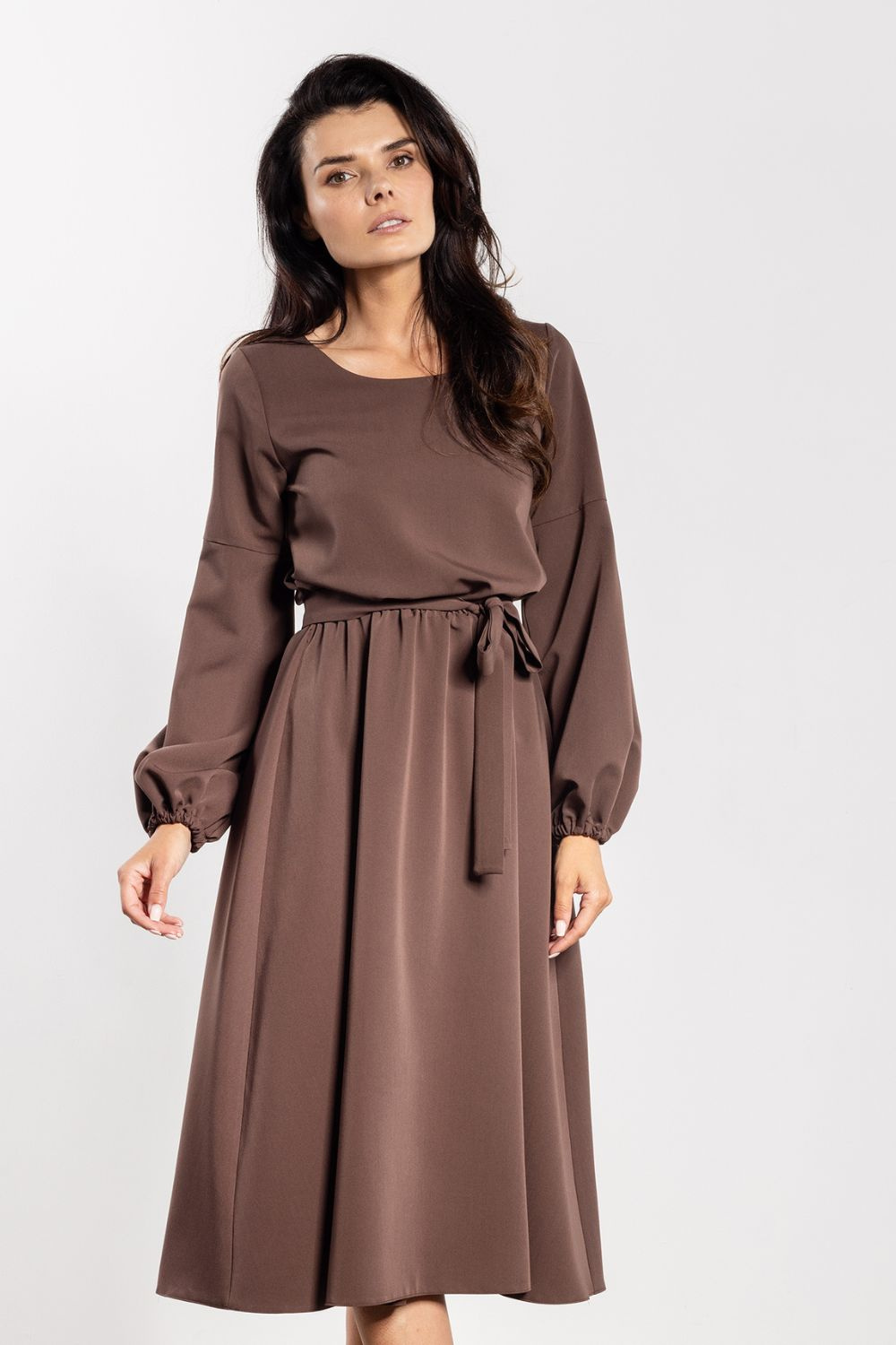 Image of Robe de jour brune