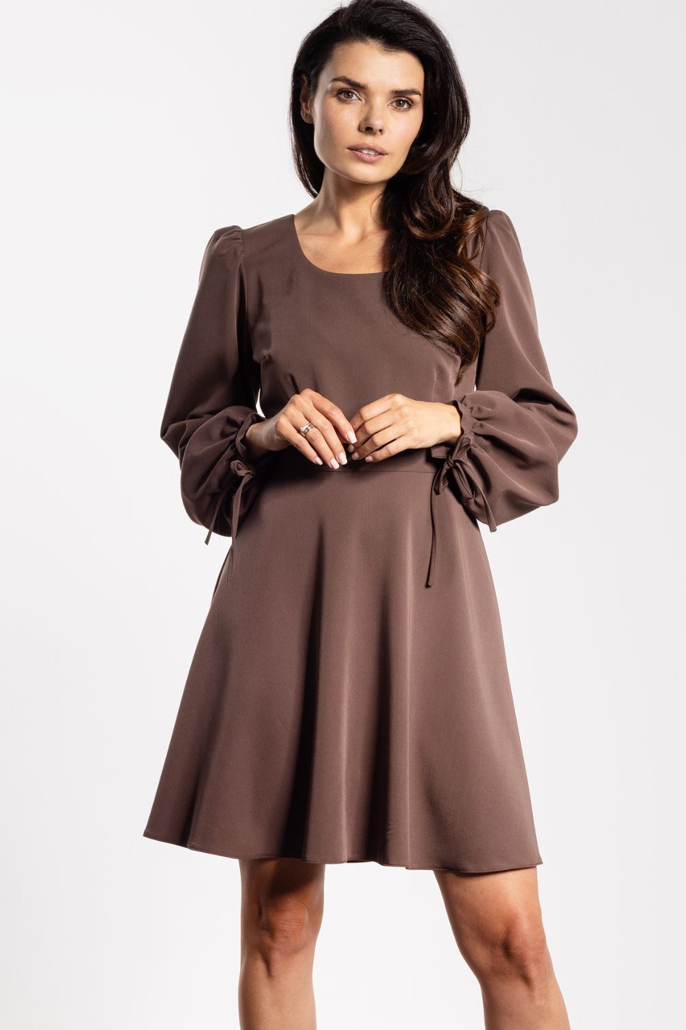 Image of Robe de jour brune