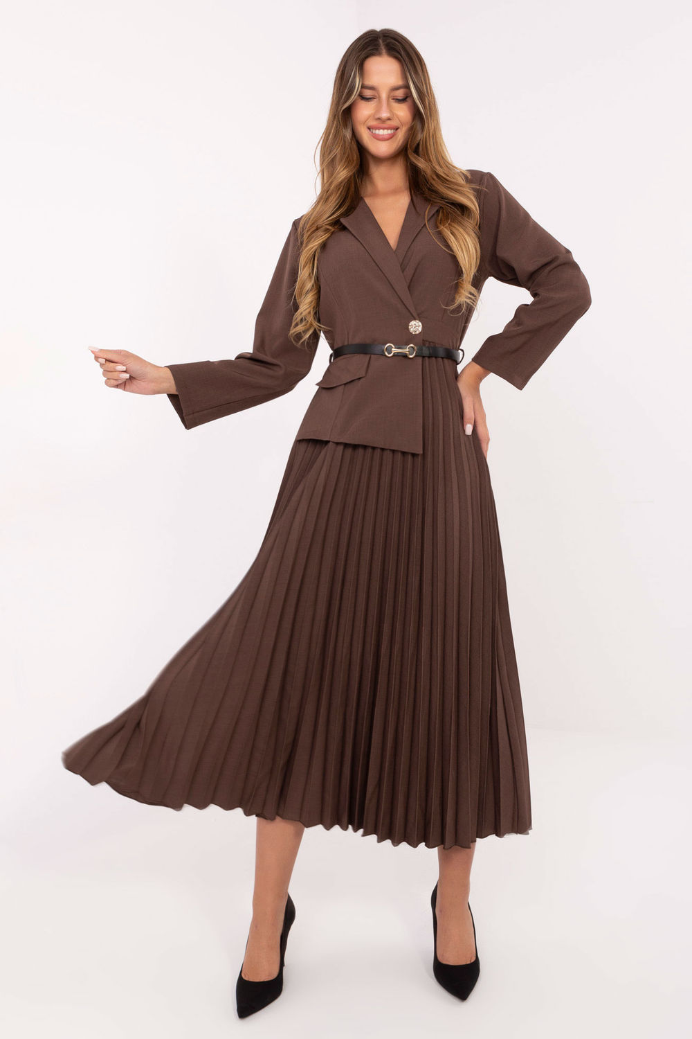 Image of Robe de jour brune