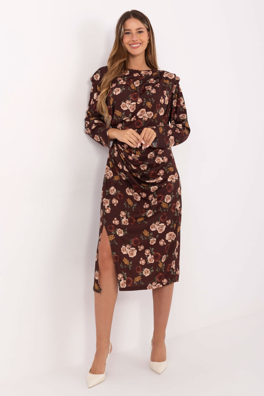 Image of Robe de jour brune