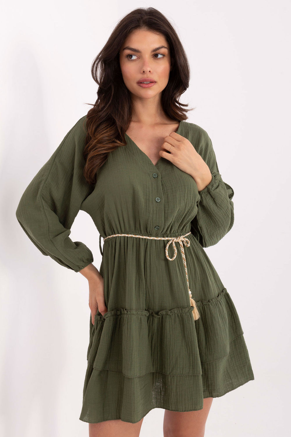 Image of Robe de jour verte