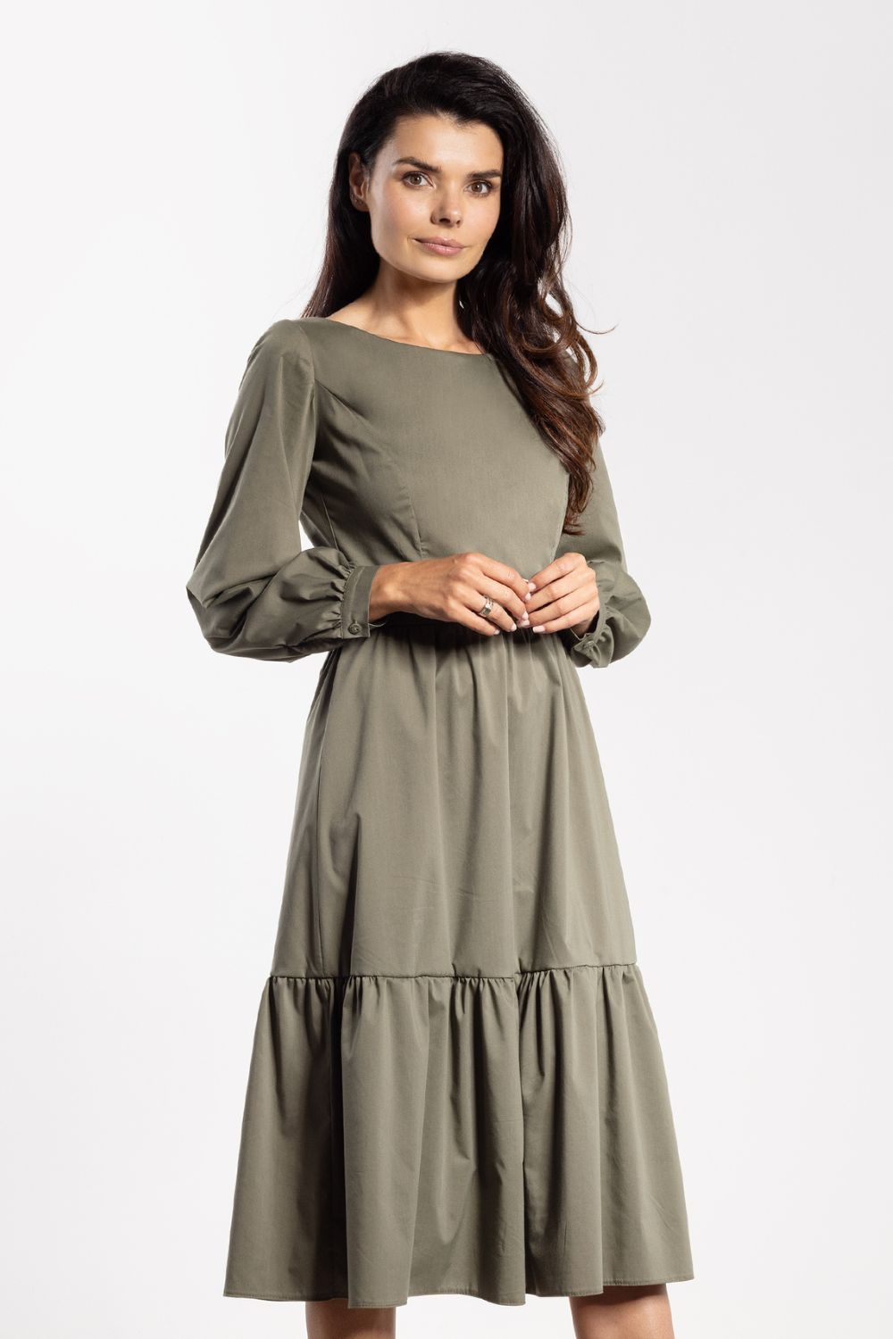 Image of Robe de jour verte