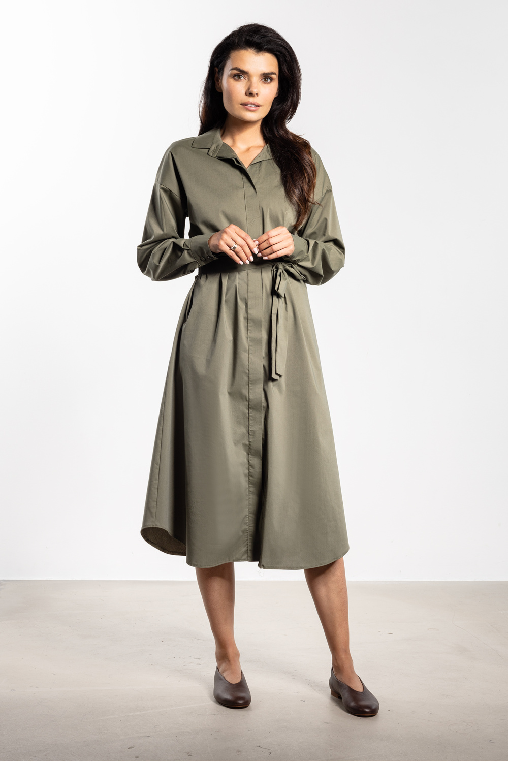 Image of Robe de jour verte