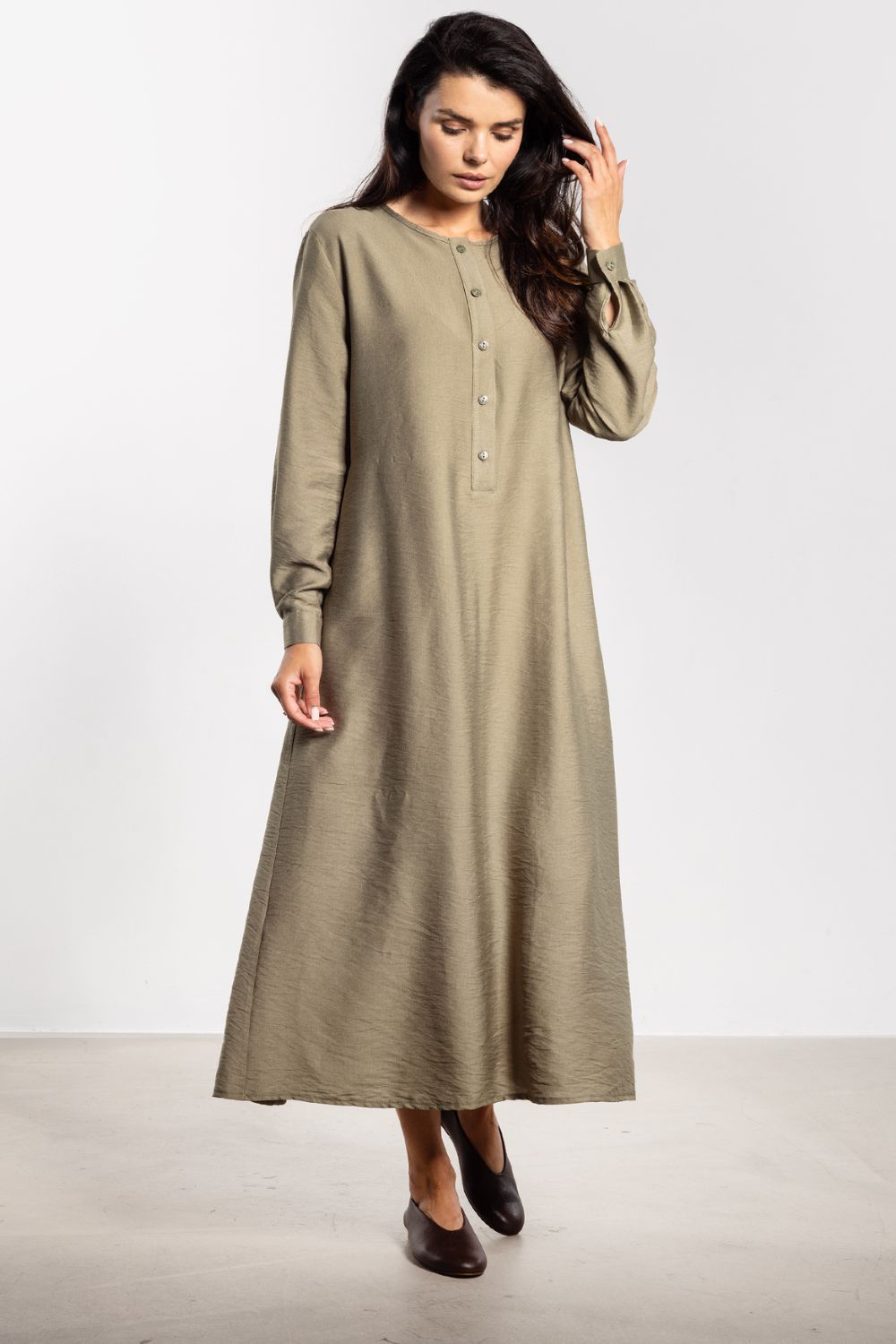 Image of Robe de jour verte