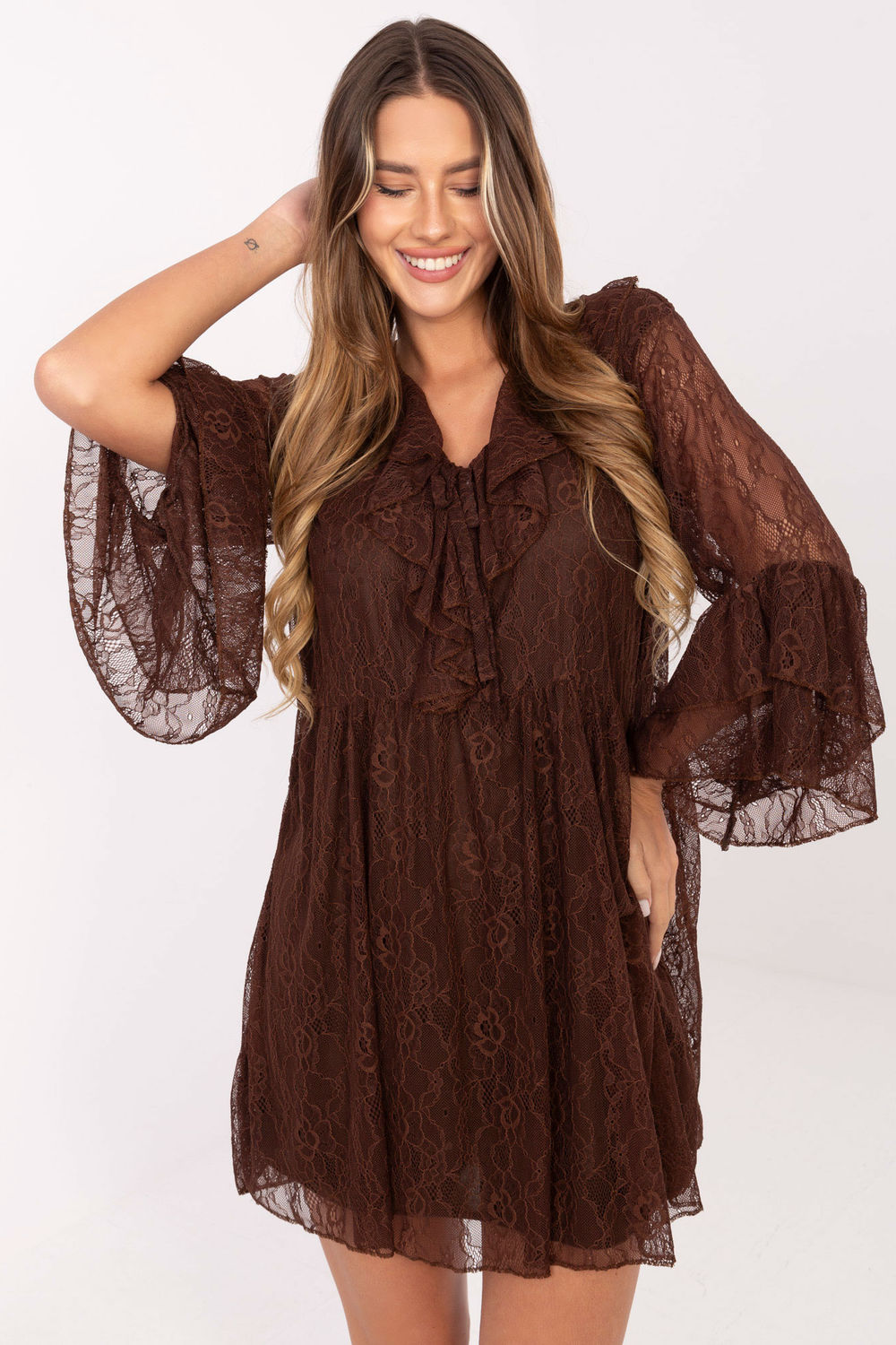 Image of Robe de soirée brune