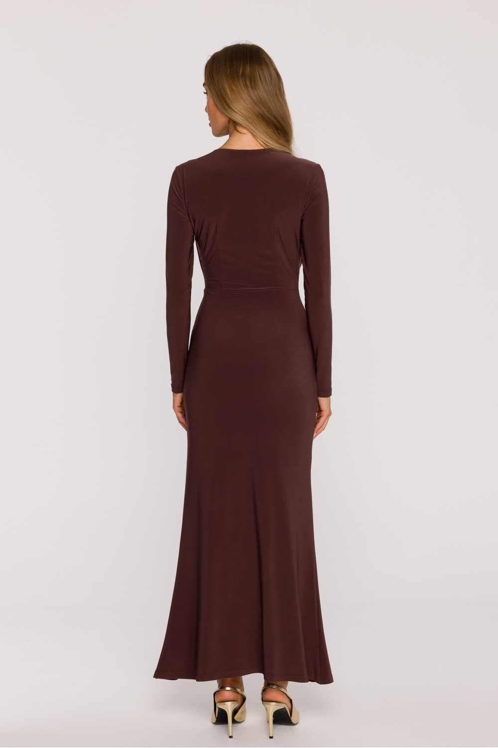 Product image of Robe longue brune