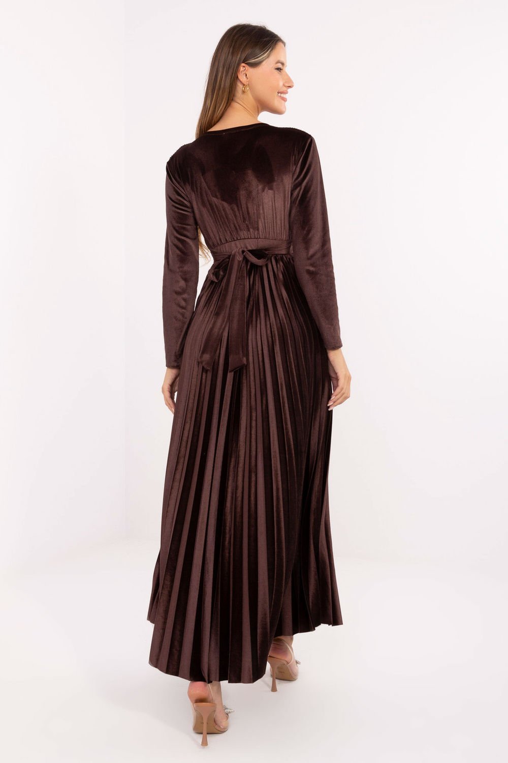 Product image of Robe longue brune