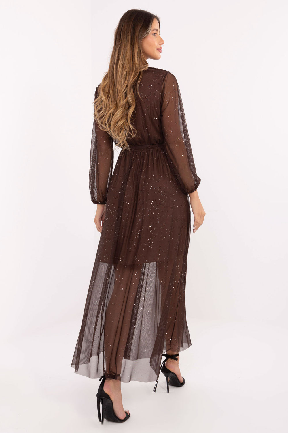 Product image of Robe longue brune