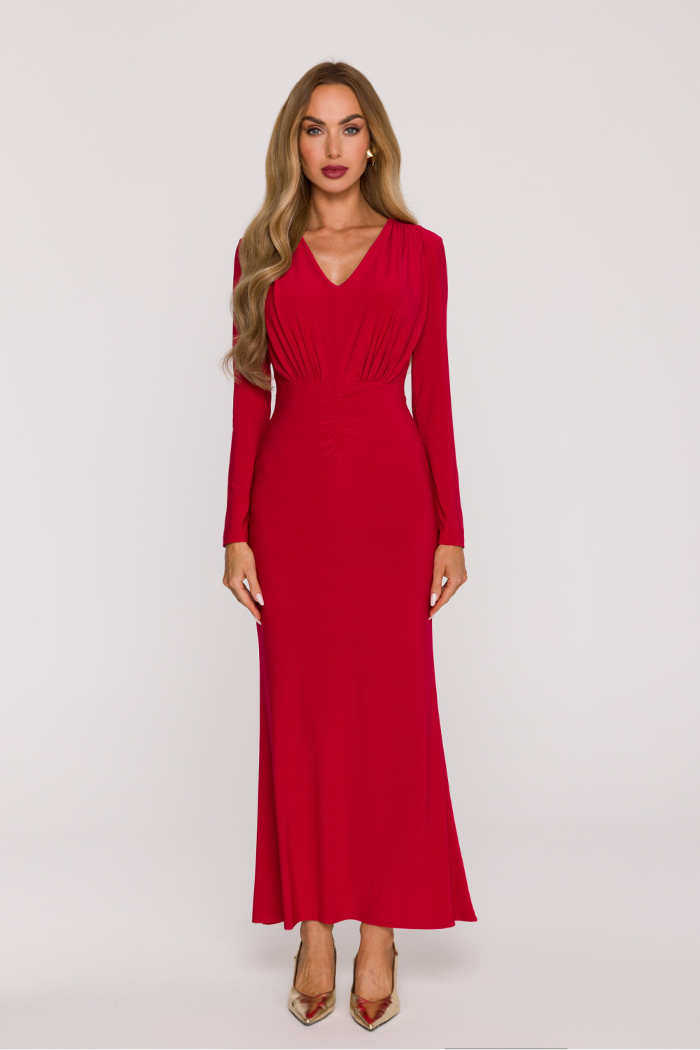 Product image of Robe longue rouge