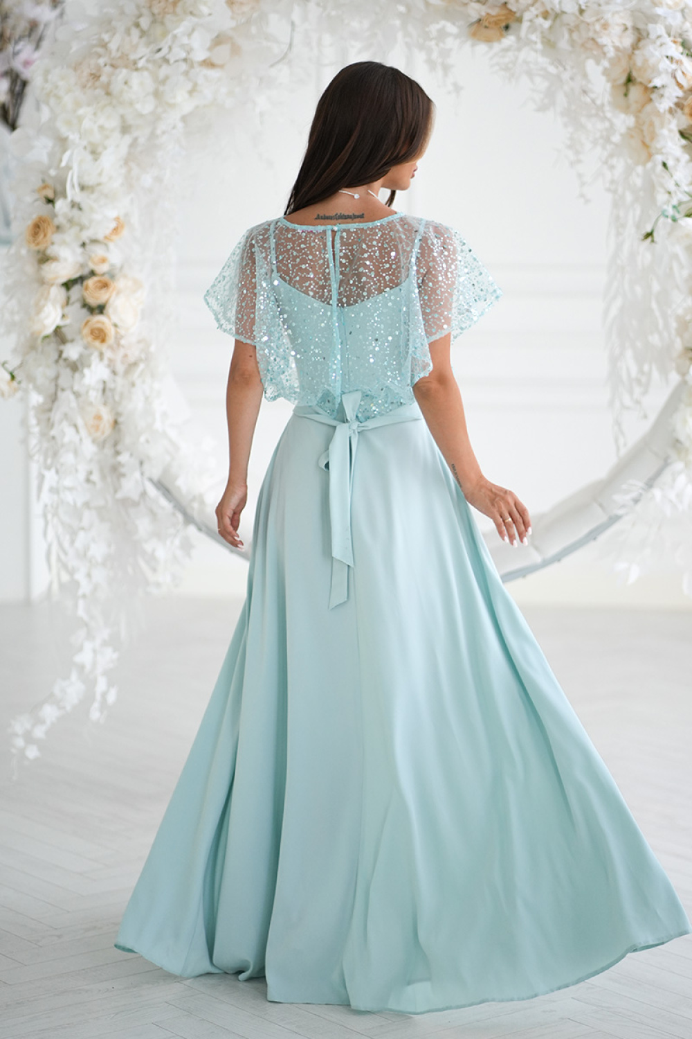 Product image of Robe longue verte