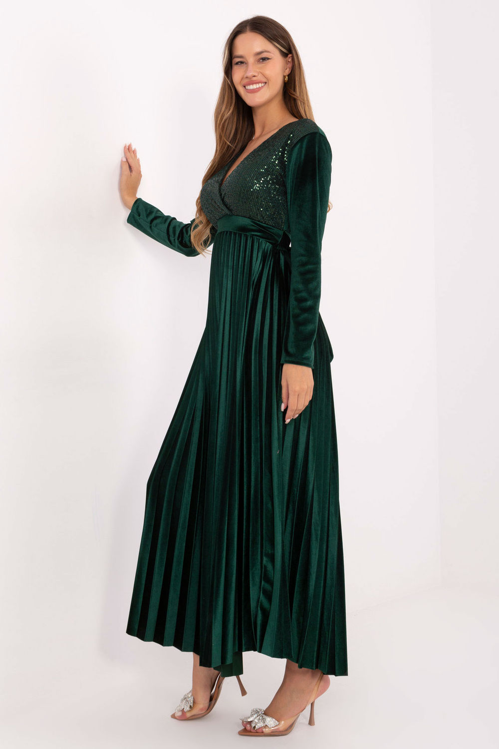 Product image of Robe longue verte