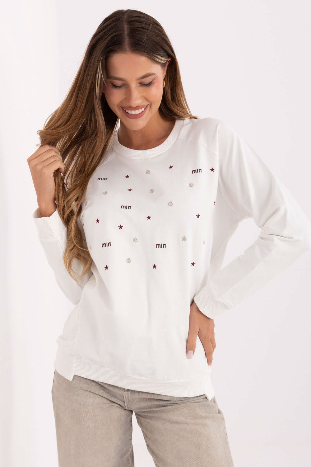 Image of Sweatshirt beige
