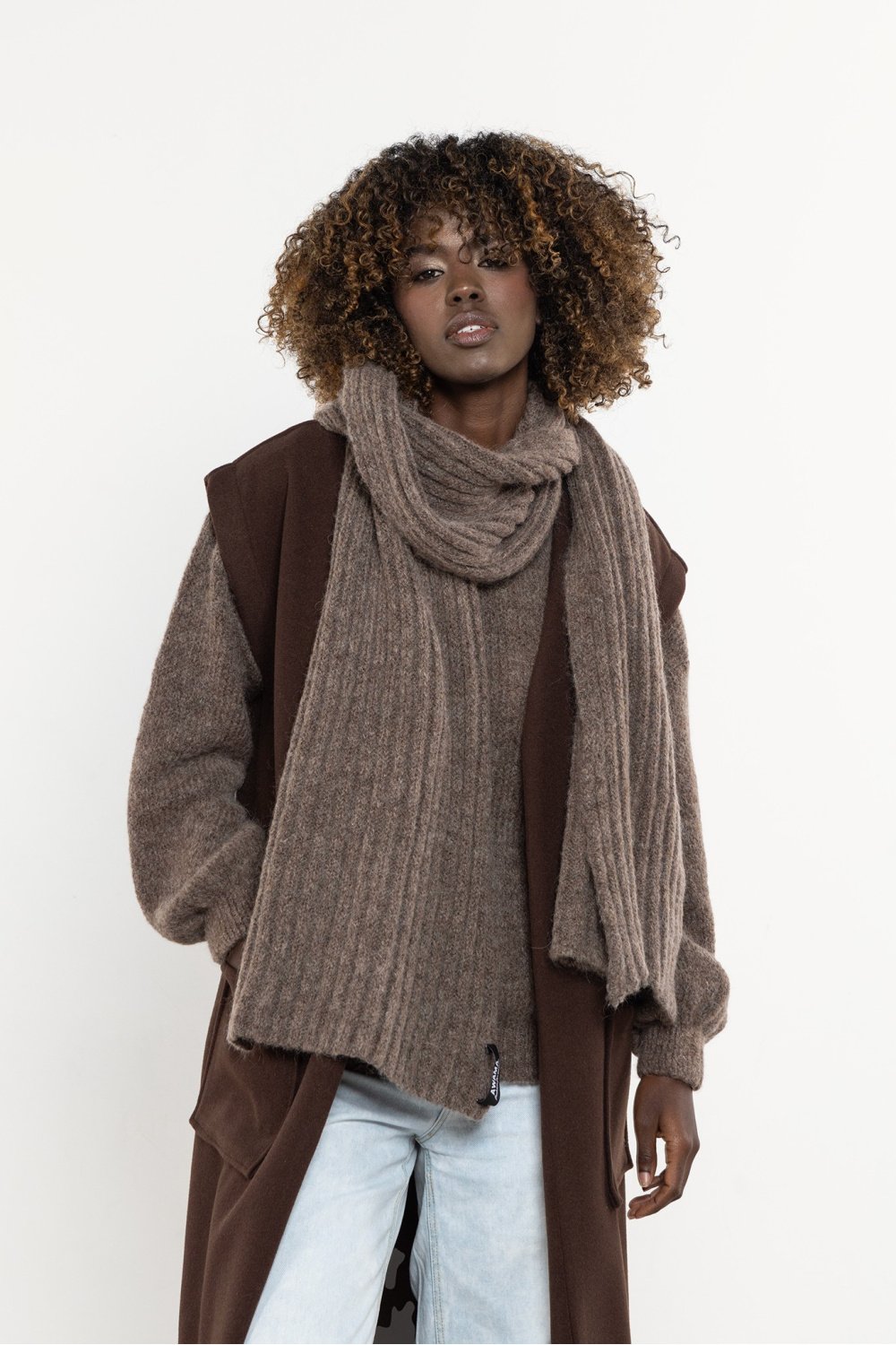 Image of Châle brun